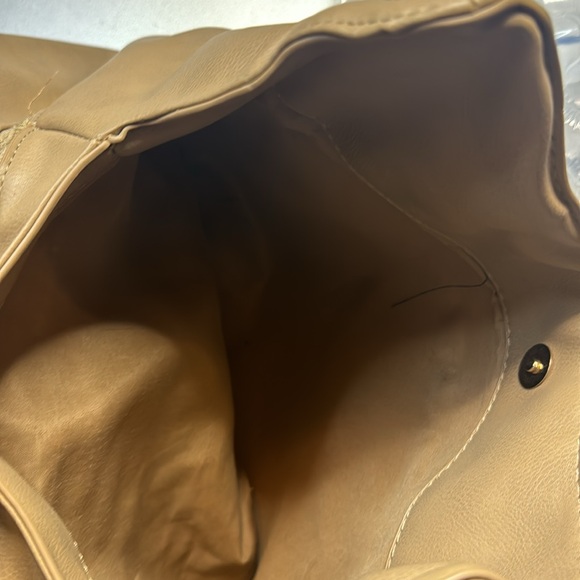 Bebe Los Angeles Gold Chain Satchel Should Bag - Picture 12 of 16